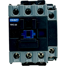 Contator Tripolar Chint NXC-25 25A 24VCA 1NA+1NF 50/60Hz