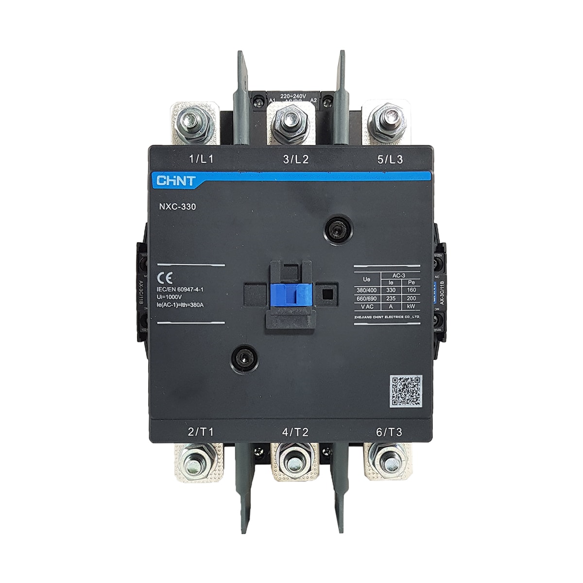 ntntntnt出品 Contator Tripolar Chint NXC-265 265A 230Vca/Vcc 2NA 2NF