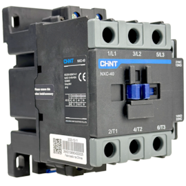 Contator Tripolar Chint NXC-40 40A 24V 1NA+1NF Contator Tripolar Chint NXC-40 40A 24V 1NA+1NF