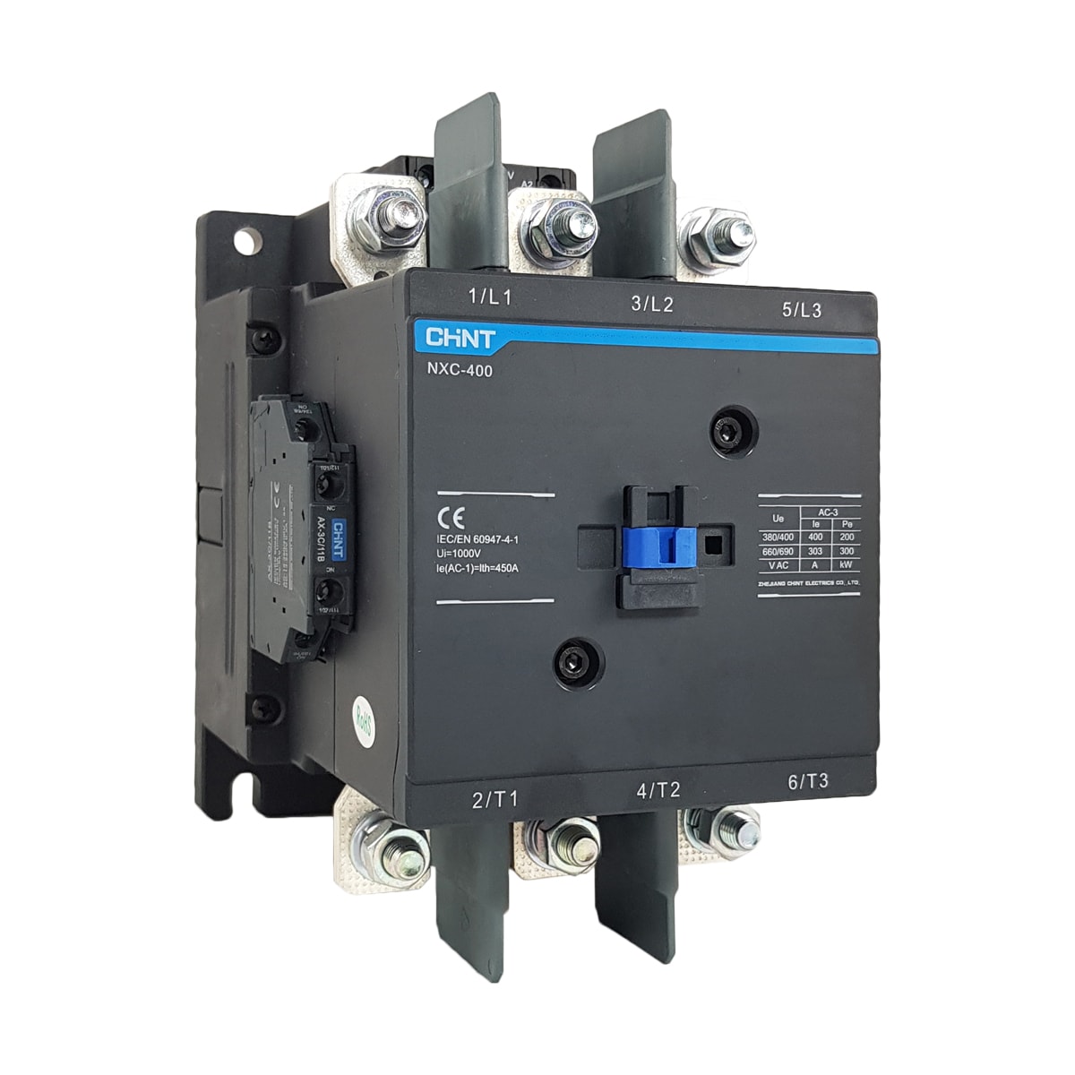Contator Tripolar Chint NXC-265 265A 230Vca/Vcc 2NA 2NF