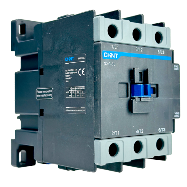 Contator Tripolar Chint NXC-85 85A 230V 1NA+1NF 50/60Hz Contator Tripolar Chint NXC-85 85A 230V 1NA+1NF 50/60Hz