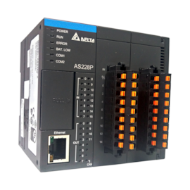 Controlador Lógico Programável Delta AS228P-A 16DI/12DO PNP Controlador Lógico Programável Delta AS228P-A 16DI/12DO PNP