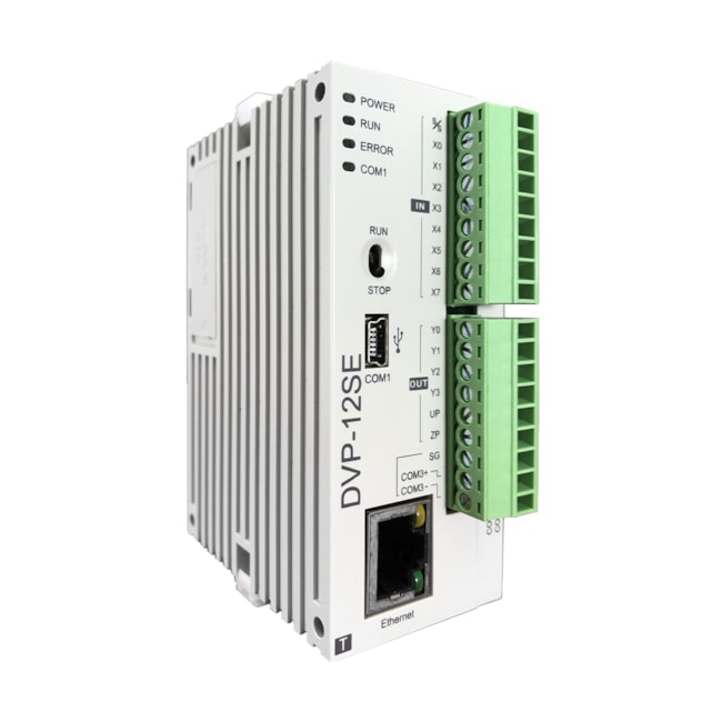 Controlador Lógico Programável Delta CLP Relé DVP12SE11R Controlador Lógico Programável Delta CLP Relé DVP12SE11R
