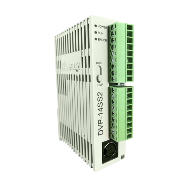 Controlador Lógico Programável Delta CLP Relé DVP14SS211R Controlador Lógico Programável Delta CLP Relé DVP14SS211R