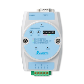 Conversor de Comunicação Delta IFD9506 24VCC MODBUS TCP(ETHERNET) para MODBUS