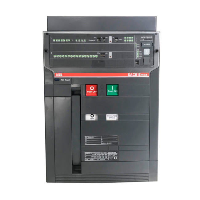 Disjuntor Caixa Aberta Tripolar 1600A ABB E2N1600 PR121/P Disjuntor Caixa Aberta Tripolar 1600A ABB E2N1600 PR121/P