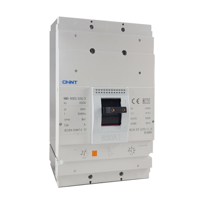 Disjuntor Caixa Moldada 630A Tripolar NM8-800S/3P Chint Disjuntor Caixa Moldada 630A Tripolar NM8-800S/3P Chint