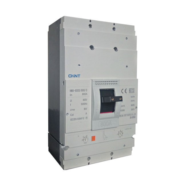 Disjuntor Caixa Moldada 800A Tripolar Chint NM8-800S/3P Disjuntor Caixa Moldada 800A Tripolar Chint NM8-800S/3P