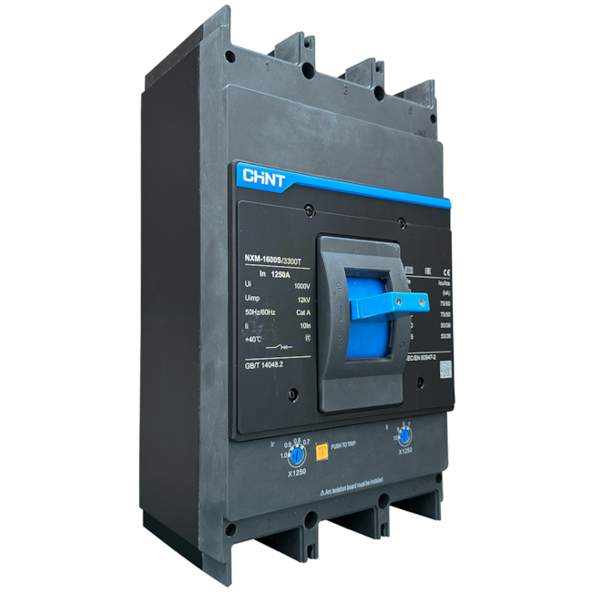 Disjuntor Caixa Moldada Chint 3P NXM-1600S/3300T 1250A Disjuntor Caixa Moldada Chint 3P NXM-1600S/3300T 1250A