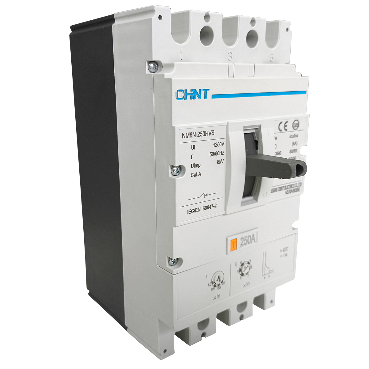 Disjuntor Caixa Moldada Chint NM8N-250HVS TM 250A 3P 800VCA