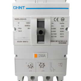 Disjuntor Caixa Moldada Chint NM8N-250HVS TM 250A 3P 800VCA Disjuntor Caixa Moldada Chint NM8N-250HVS TM 250A 3P 800VCA