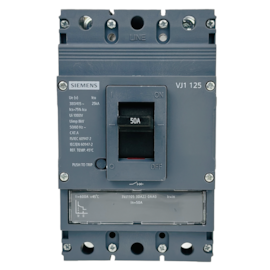 Disjuntor Caixa Moldada Siemens 3VJ1105-3DA22-0AA0 2P 50A 25kA