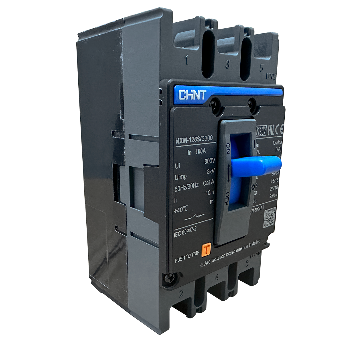 Disjuntor Caixa Moldada Chint Tripolar NXM-400S/3300 300A