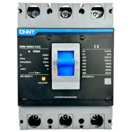 Disjuntor Caixa Moldada Tripolar Chint NXM-1000H/3300 1000A