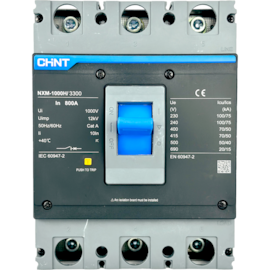 Disjuntor Caixa Moldada Tripolar Chint NXM-1000H/3300 800A