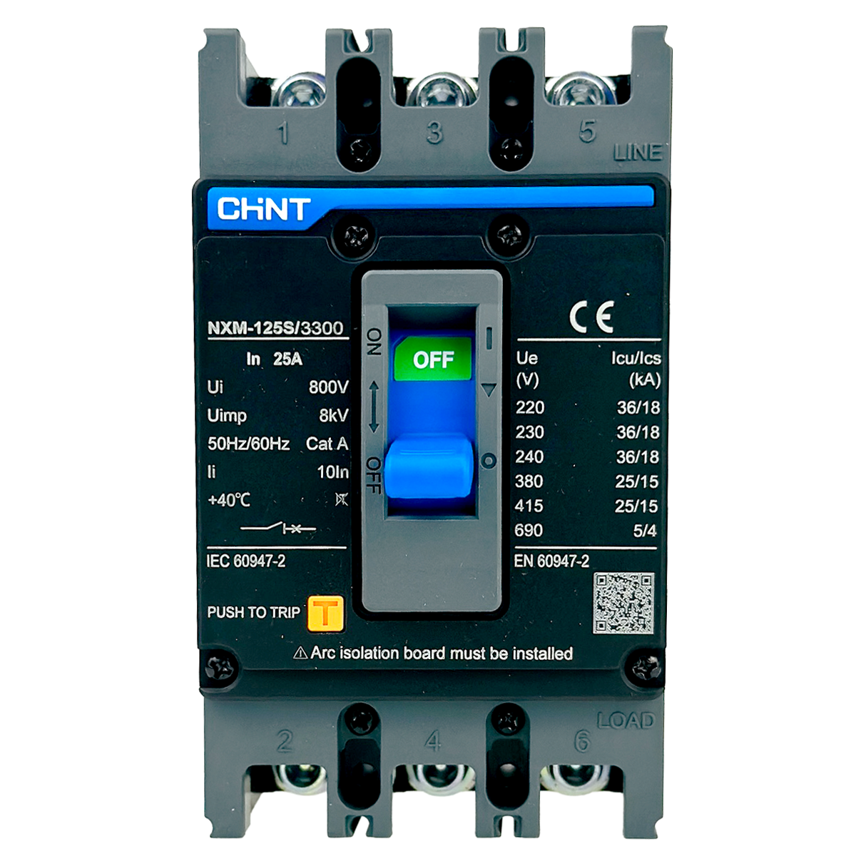 その他 ntntntntnt Disjuntor Caixa Moldada Tripolar 100A Chint NXM-125S/3300