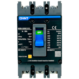 Disjuntor Caixa Moldada Tripolar Chint NXM-125S/3300 50A