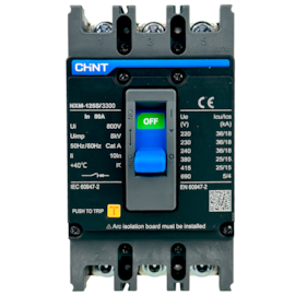Disjuntor Caixa Moldada Tripolar Chint NXM-125S/3300 80A