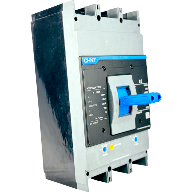Disjuntor Caixa Moldada Tripolar Chint NXM-1600H/3300T 1600A Disjuntor Caixa Moldada Tripolar Chint NXM-1600H/3300T 1600A