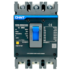 Disjuntor Caixa Moldada Tripolar Chint NXM-250S/3300 200A