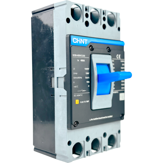 Disjuntor Caixa Moldada Tripolar Chint NXM-400H/3300 400A Disjuntor Caixa Moldada Tripolar Chint NXM-400H/3300 400A