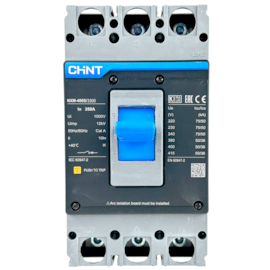 Disjuntor Caixa Moldada Tripolar Chint NXM-400S/3300 350A