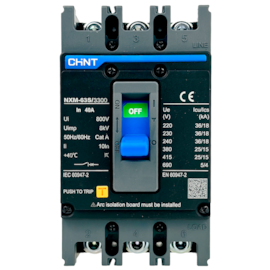 Disjuntor Caixa Moldada Tripolar Chint NXM-63S/3300 40A