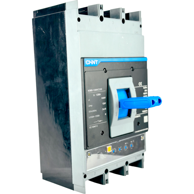 Disjuntor Caixa Moldada Tripolar Chint NXMS-1250H/3300 1250A Disjuntor Caixa Moldada Tripolar Chint NXMS-1250H/3300 1250A