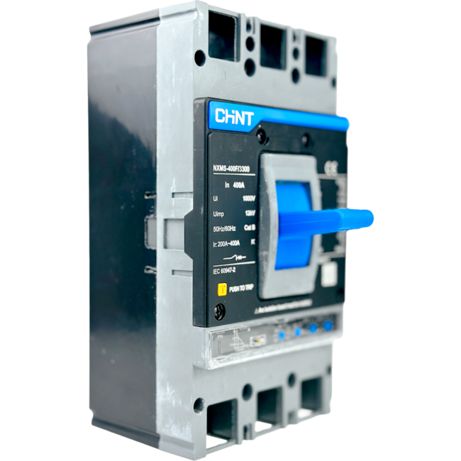 Disjuntor Caixa Moldada Tripolar Chint NXMS-400F/3300 400A Disjuntor Caixa Moldada Tripolar Chint NXMS-400F/3300 400A