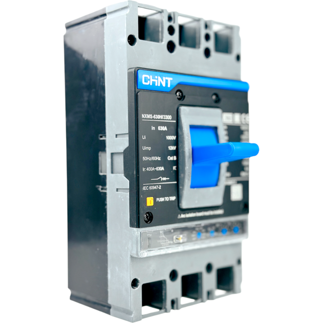 Disjuntor Caixa Moldada Tripolar Chint NXMS-630H/3300 630A Disjuntor Caixa Moldada Tripolar Chint NXMS-630H/3300 630A