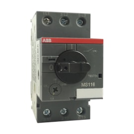 Disjuntor Motor 0,40A - 0,63A 690VCA ABB MS116-0.63 Disjuntor Motor 0,40A - 0,63A 690VCA ABB MS116-0.63