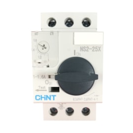 Disjuntor Motor 1A - 1,6A 690V 8kV Chint NS2-25X Disjuntor Motor 1A - 1,6A 690V 8kV Chint NS2-25X