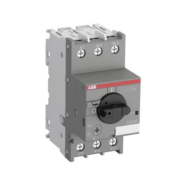Disjuntor Motor 25A - 32A 690VCA ABB MS116-32 Disjuntor Motor 25A - 32A 690VCA ABB MS116-32