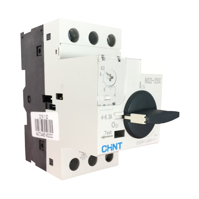 Disjuntor Motor 4A- 6,3A 690V 8kV Chint NS2-25X Disjuntor Motor 4A- 6,3A 690V 8kV Chint NS2-25X