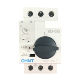 Disjuntor Motor 4A- 6,3A 690V 8kV Chint NS2-25X Disjuntor Motor 4A- 6,3A 690V 8kV Chint NS2-25X