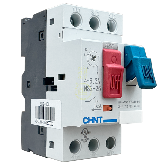 Disjuntor Motor Chint NS2-25 4-6,3A 690V Disjuntor Motor Chint NS2-25 4-6,3A 690V