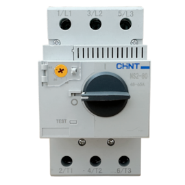 Disjuntor Motor Chint NS2-80 48-65A 690V