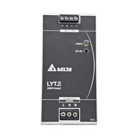 Fonte Chaveada | 85...264VAC 240W 10A | DRL-24V240W1AA | Delta Fonte Chaveada | 85...264VAC 240W 10A | DRL-24V240W1AA | Delta