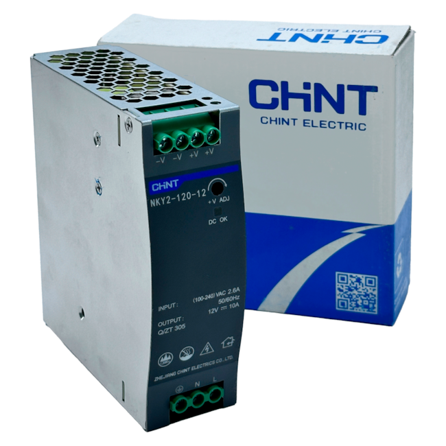 Fonte Chaveada Chint NKY2-120-12 120W 12VCC Fonte Chaveada Chint NKY2-120-12 120W 12VCC