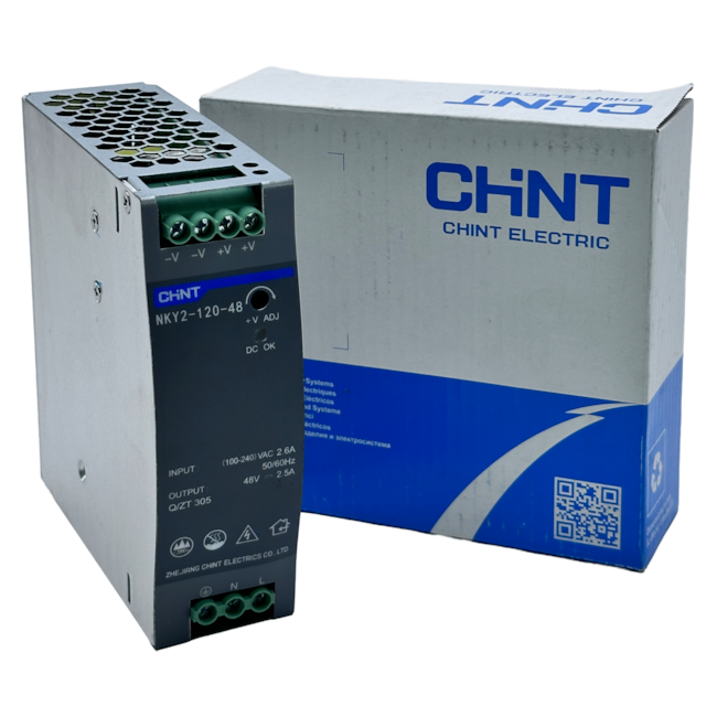 Fonte Chaveada Chint NKY2-120-48 120W 48VCC Fonte Chaveada Chint NKY2-120-48 120W 48VCC