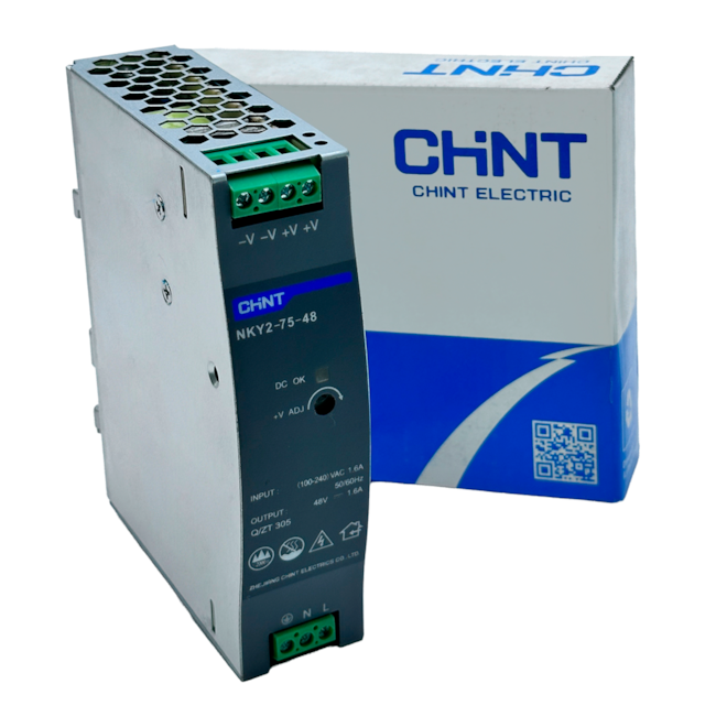 Fonte Chaveada Chint NKY2-75-48 75W 48VCC Fonte Chaveada Chint NKY2-75-48 75W 48VCC