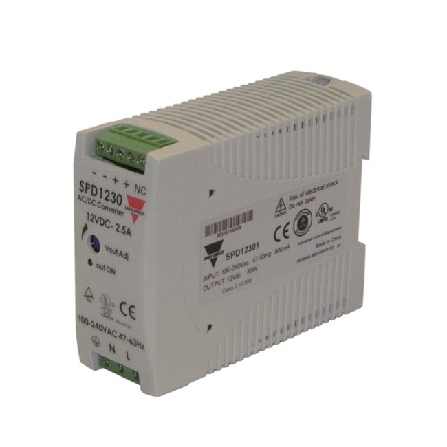 Fonte Chaveada | SPD12301 | Carlo Gavazzi Fonte Chaveada | SPD12301 | Carlo Gavazzi