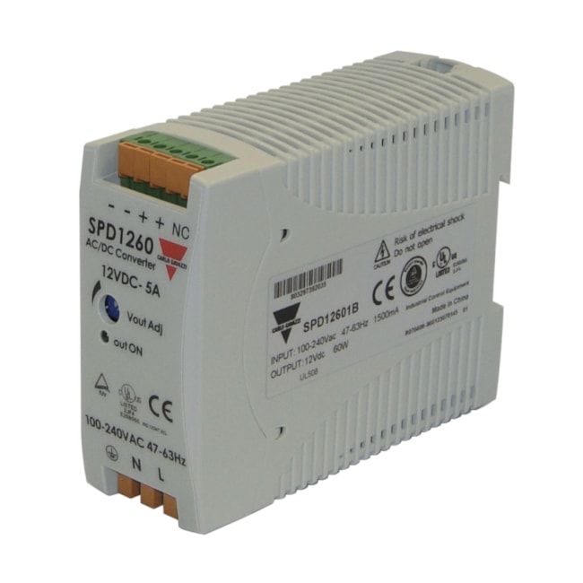 Fonte Chaveada | SPD12601B | Carlo Gavazzi Fonte Chaveada | SPD12601B | Carlo Gavazzi