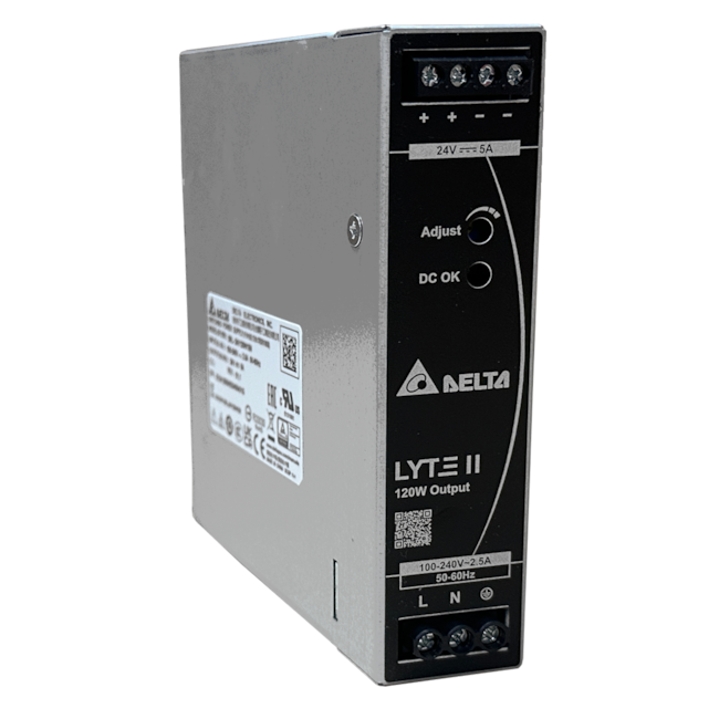 Fonte de Alimentação Monofásica Delta DRL-24V120W1EN Fonte de Alimentação Monofásica Delta DRL-24V120W1EN
