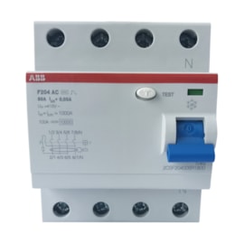 Interruptor Diferencial Residual | F204 AC-80/0,03 | ABB