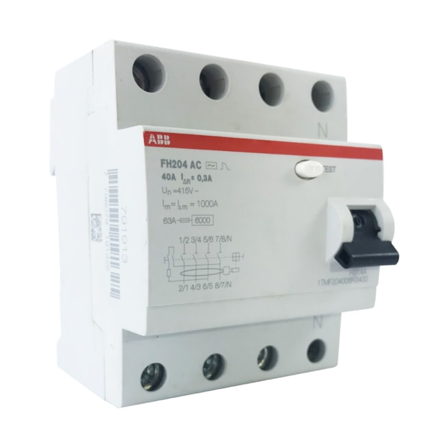 Interruptor Diferencial Residual | FH204 AC-40/0,3 | ABB Interruptor Diferencial Residual | FH204 AC-40/0,3 | ABB