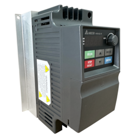 Inversor de Frequência Delta 1F 0,5CV(0,4KW) 2,5A 230V Inversor de Frequência Delta 1F 0,5CV(0,4KW) 2,5A 230V