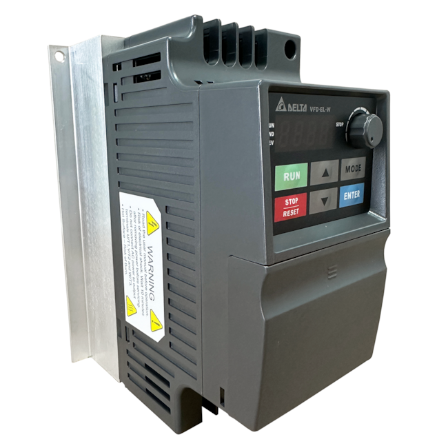 Inversor de Frequência Delta 1F 0,5CV(0,4KW) 2,5A 230V Inversor de Frequência Delta 1F 0,5CV(0,4KW) 2,5A 230V