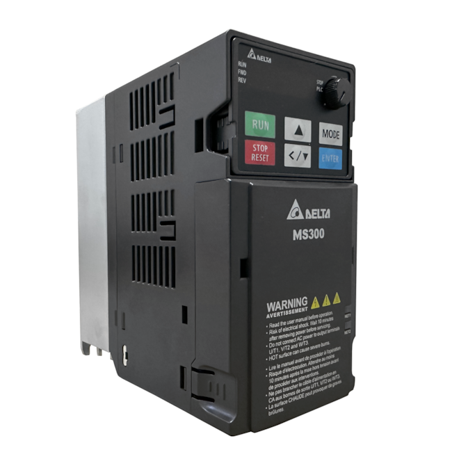 Inversor de Frequência Delta 1F 1CV(0,75KW) 4.8A 230V Inversor de Frequência Delta 1F 1CV(0,75KW) 4.8A 230V