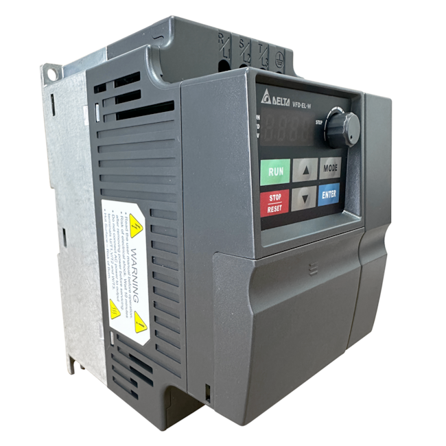 Inversor de Frequência Delta VFD015EL21W-1 1,5kW 7,5A 230V Inversor de Frequência Delta VFD015EL21W-1 1,5kW 7,5A 230V
